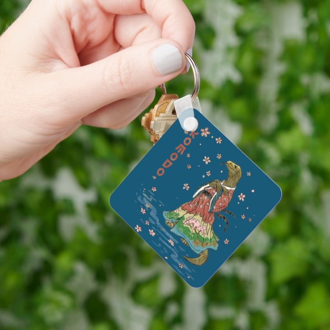 Kimono Dragon Key Ring (Hand)