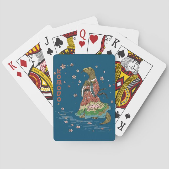 Kimono Dragon Playing Cards (Back)