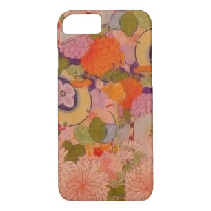 Kimono Flower Pink Floral Pattern iPhone 8/7 Case