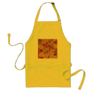 Kimono Flower Pink Floral Pattern Standard Apron