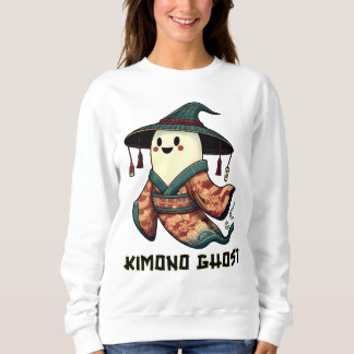 Kimono ghost - Trick or treat - Happy halloween Sweatshirt