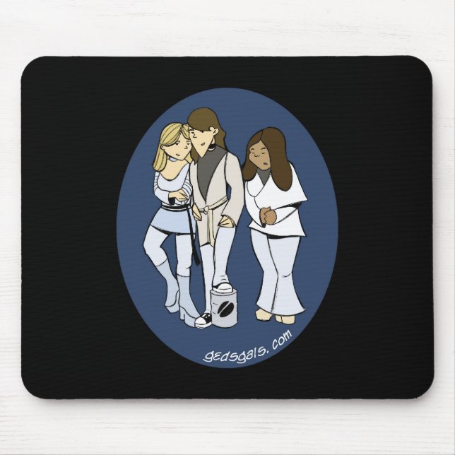 Kimono Girls Mousepad (Front)
