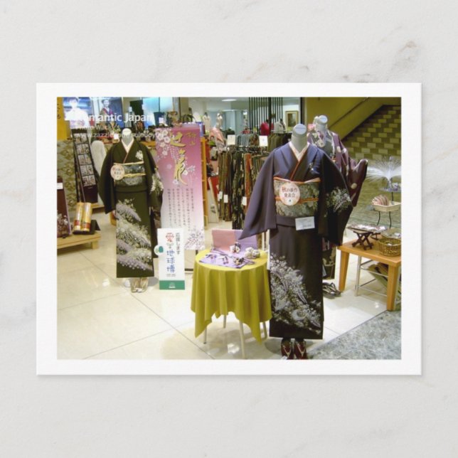 Kimono, Japan Postcard (Front)