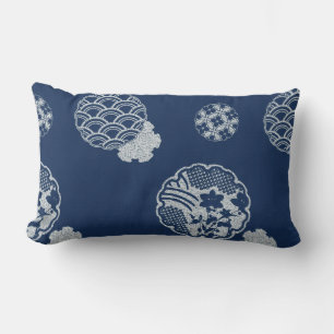 kimono patterned pillow