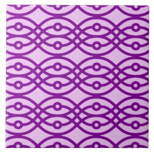 Kimono print, lavender and purple tile