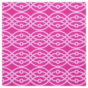 Kimono print, magenta and pink fabric