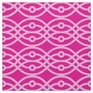 Kimono print, magenta and pink fabric