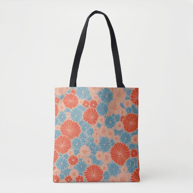 Kimono Rhythm: A Pattern of Japanese Inspiration Tote Bag (Front)