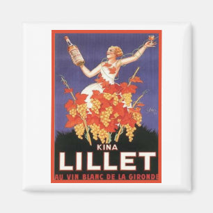 Kina Lillet Vintage Ad Magnet