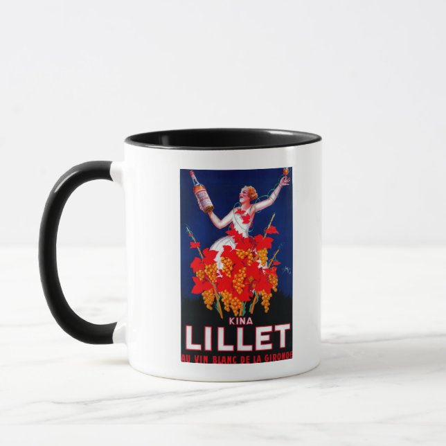 Kina Lillet Vintage PosterEurope Mug (Left)