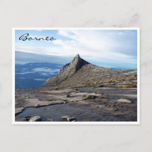 kinabalu borneo postcard