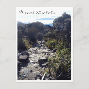kinabalu trail postcard