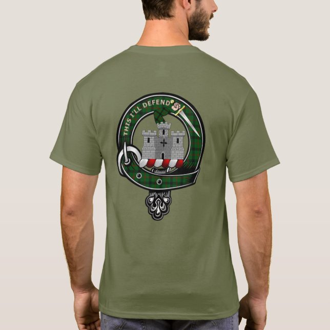Kincaid Tartan Clan Badge T-Shirt (Back)