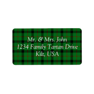 Kincaide Tartan Label