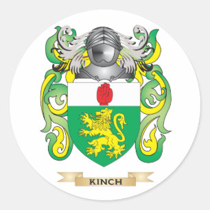 Kinch Coat of Arms (Family Crest) Classic Round Sticker
