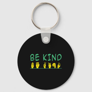 Kind Awareness Anti Bullying Asl Sign Language Key Ring