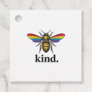 Kind Bee Vintage Rainbow Wing Shirt Design (2)_1 Favour Tags