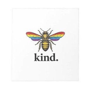 Kind Bee Vintage Rainbow Wing Shirt Design (2)_1 Notepad