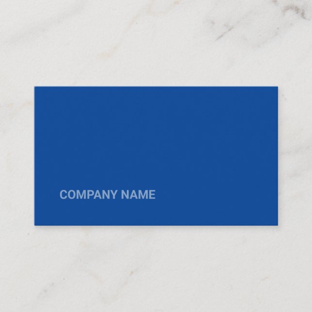 Kind Blue Tone Flat Shapes Qr Code Business Card (Front)