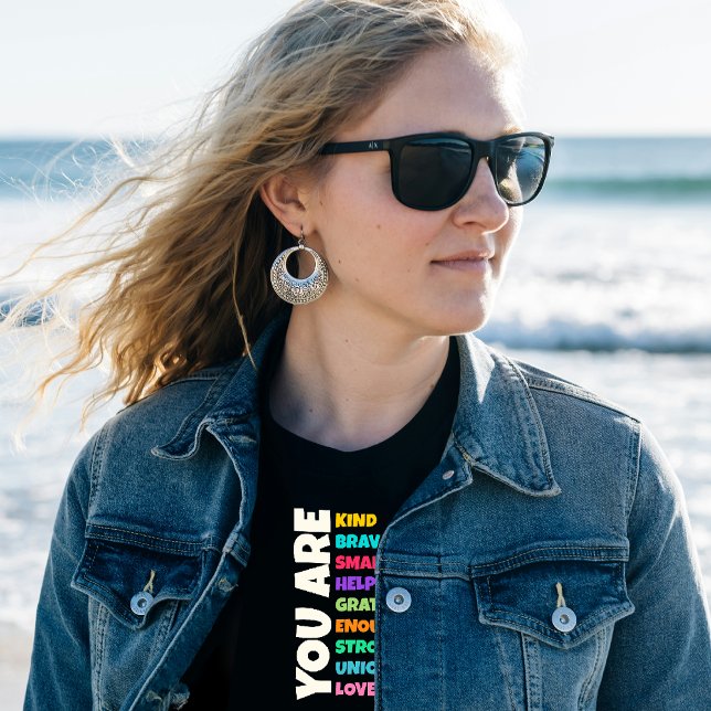 Kind Brave Smart Helpful Grateful  T-Shirt (you are grateful.)