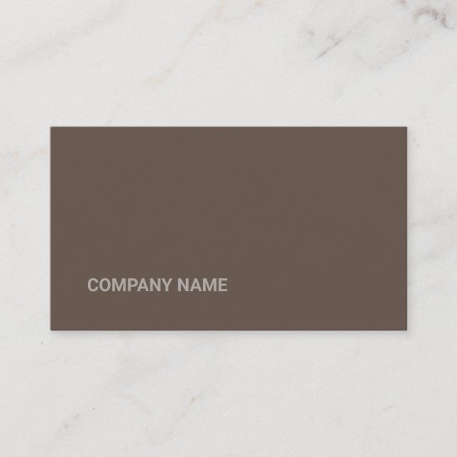 Kind Brown Tone Flat Shapes Qr Code Business Card (Front)