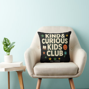 Kind & Curious Kids Club Positive Growth Mindset Cushion