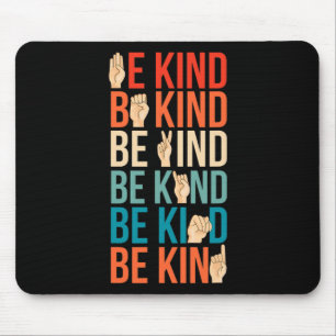 Kind Deaf-mute Sign-language Mouse Mat