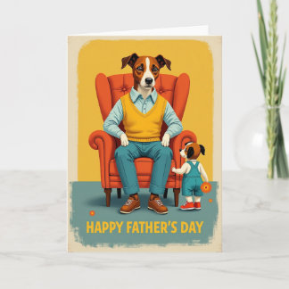 Kind Fathers Day Puppy Love Card
