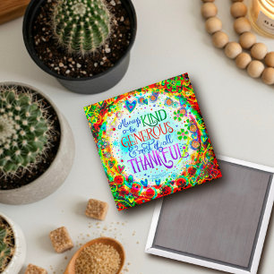 Kind Generous Thankful Inspirivity Pretty Magnet