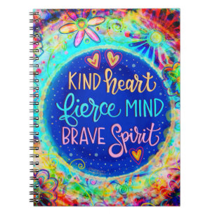 Kind Heart Inspirivity Pretty Inspirational Fun Notebook