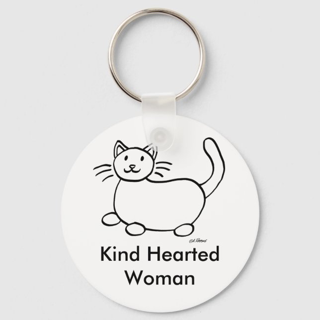 Kind Hearted Woman Keychain (Front)