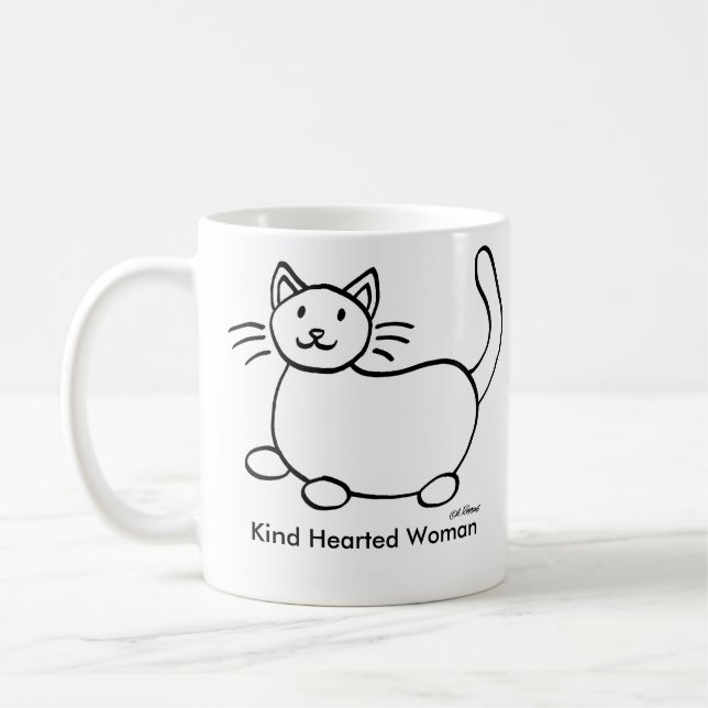 Kind Hearted Woman Left Handed Coffee Mug (Left)