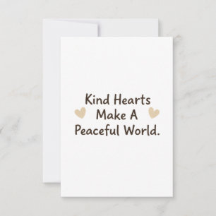 Kind Hearts Thank You Card