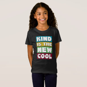 Kind is the New Cool - a Kid's Retro Kindness T-Shirt