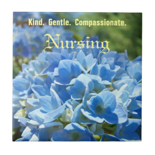 Kind Nurse Gentle Compassionate Nursing tile art