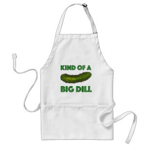 Kind of a Big Dill (Deal) Green Kosher Sour Pickle Standard Apron
