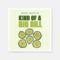 Kind of a Big Dill Deal Green Pickle Chip Congrats