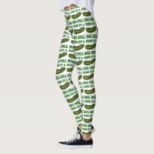 Kind of a Big Dill (Deal) Green Pickle Leggings