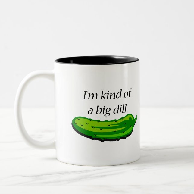 Kind of a Big Dill Pickle Mug (Left)