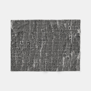 Kind Of Grey Concrete Fleece Blanket