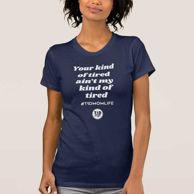 Kind of Tired [White] T-Shirt (Front)