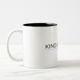 Kind Regards Typographic Minimalist Coffee Two-Tone Coffee Mug