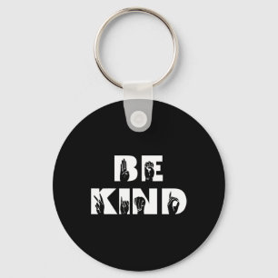Kind Sign Language Deaf Awareness Asl Key Ring