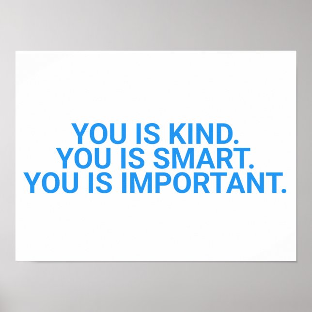 Kind. Smart. Important. ,the help,help,kind,smart, Poster (Front)