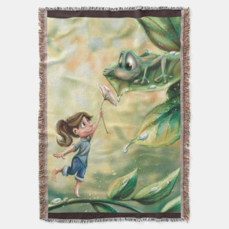 Kind Spring Throw Blanket