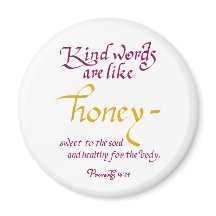 Kind Words Are Like Honey Proverbs Scripture