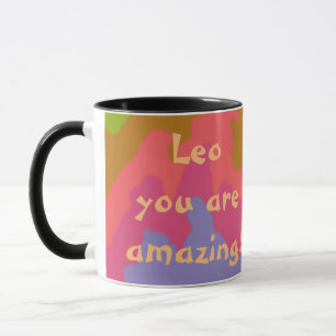 Kind Words Cool  Arty Vibe Colorful Mug
