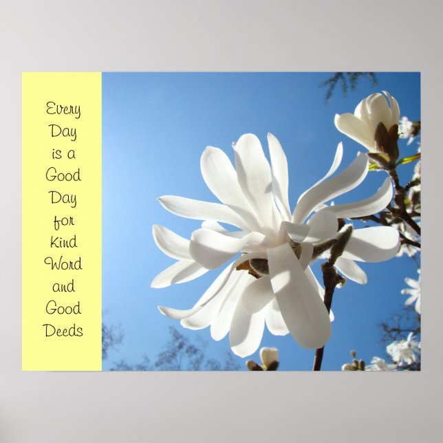 Kind Words Good Deeds poster art print Nurses Week (Front)