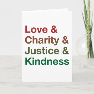 Kind Words Holiday Card (Gradient)