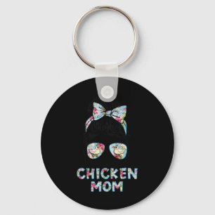 Kinda Busy Being A Chicken Mom New Mom Mother's Da Key Ring